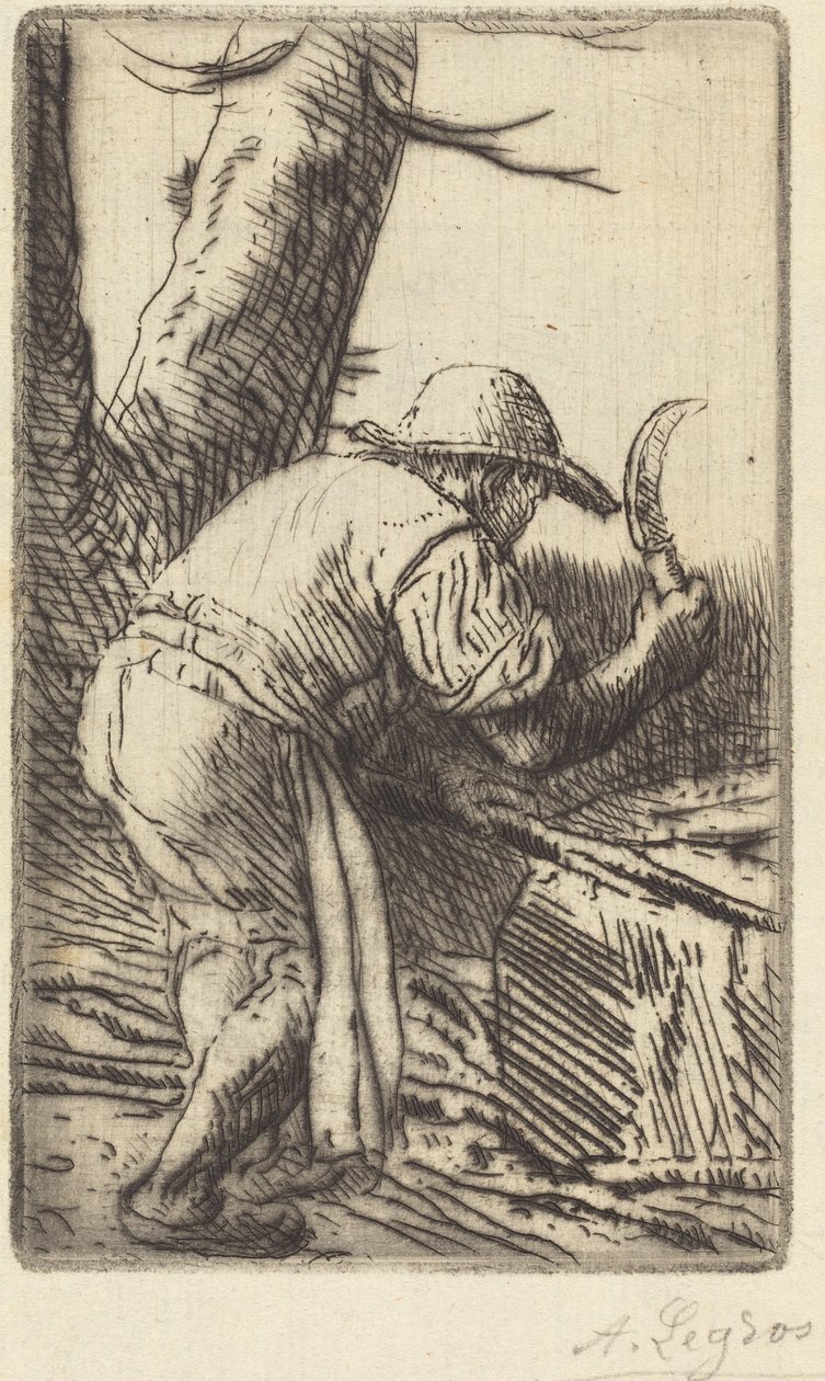 Le coupeur de fagots - Alphonse Legros