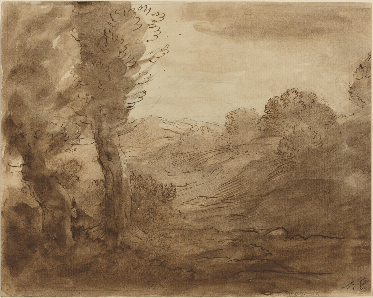 Sentier en Bourgogne - Alphonse Legros