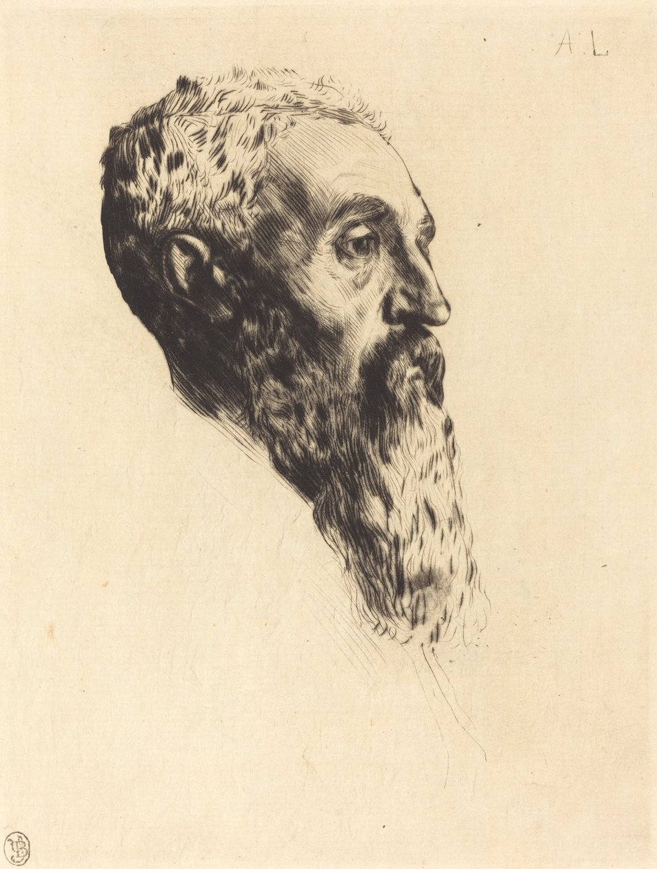 Tête de modèle - Alphonse Legros