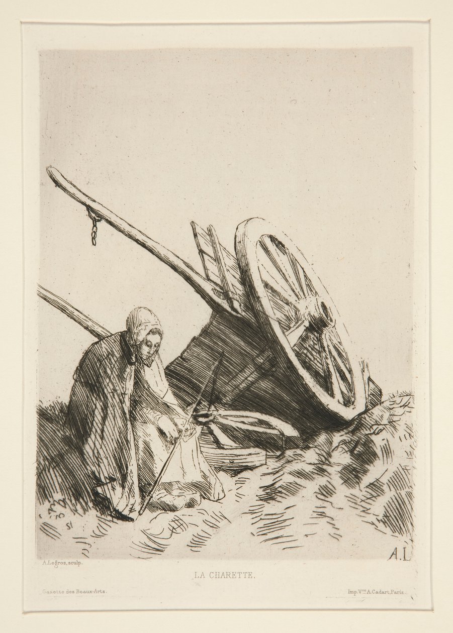 La Charette - Alphonse Legros