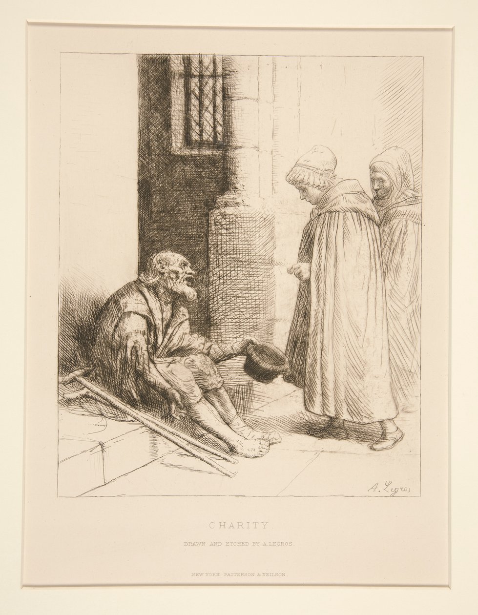 La Charité - Alphonse Legros