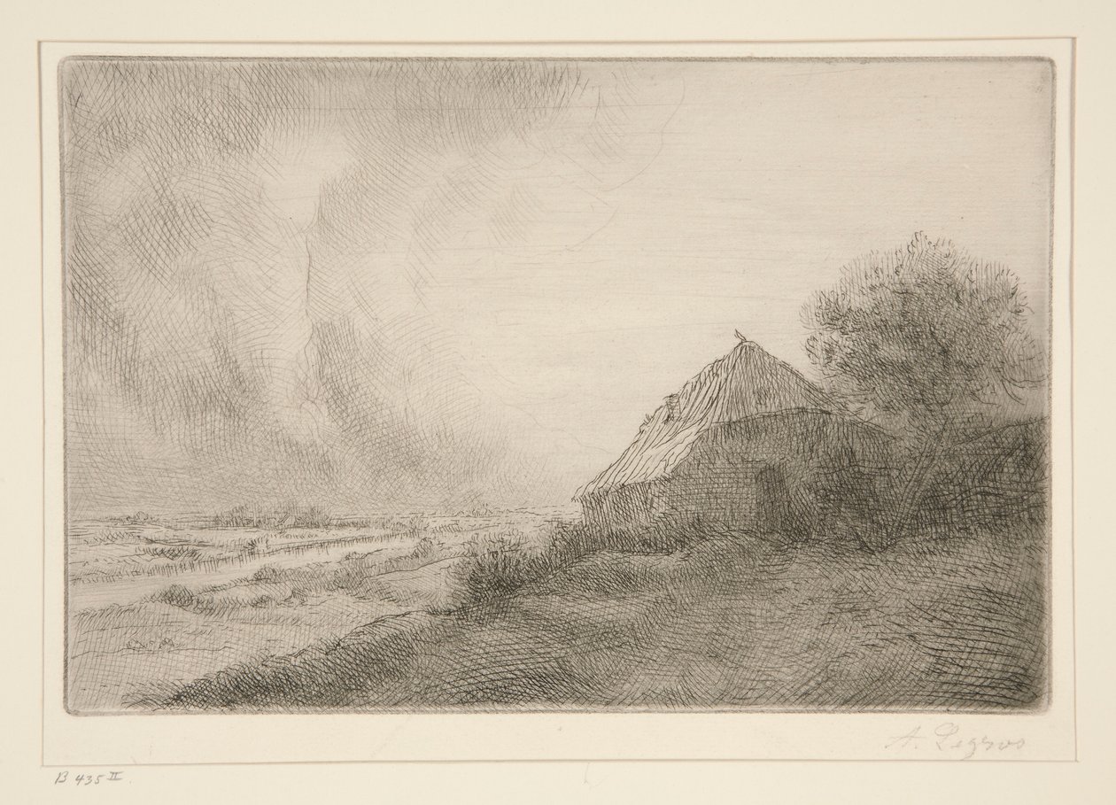 La Masure sur la Colline - Alphonse Legros