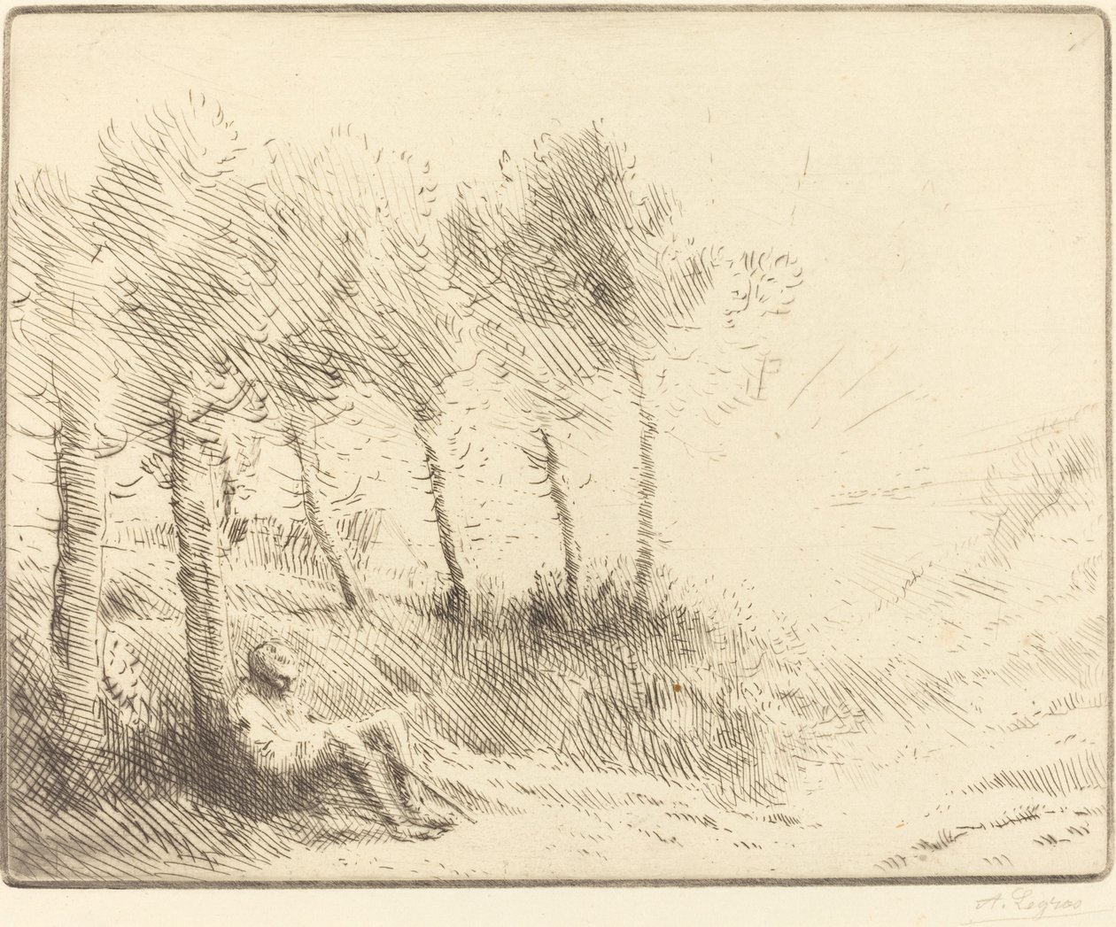 Paysage - Alphonse Legros