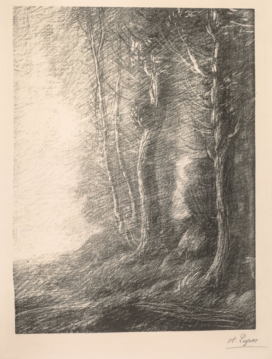 Paysage - Alphonse Legros
