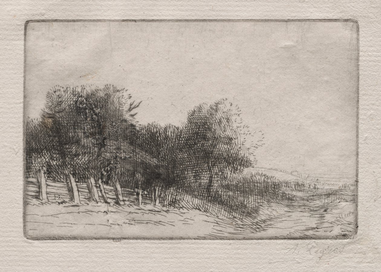 Paysage - Alphonse Legros