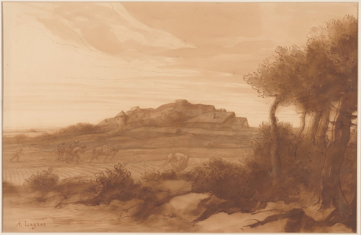 Paysage - Alphonse Legros