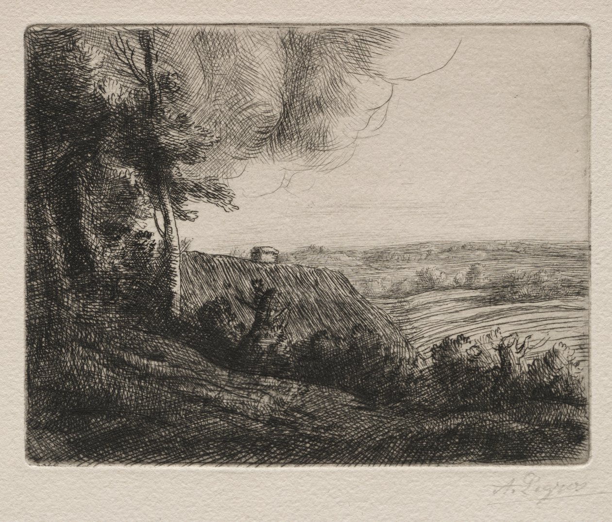 Paysage - Alphonse Legros