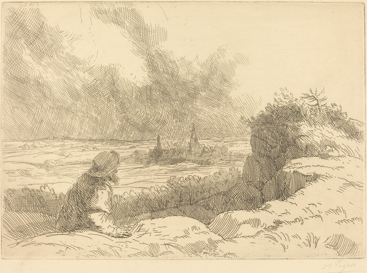 Paysage - Alphonse Legros