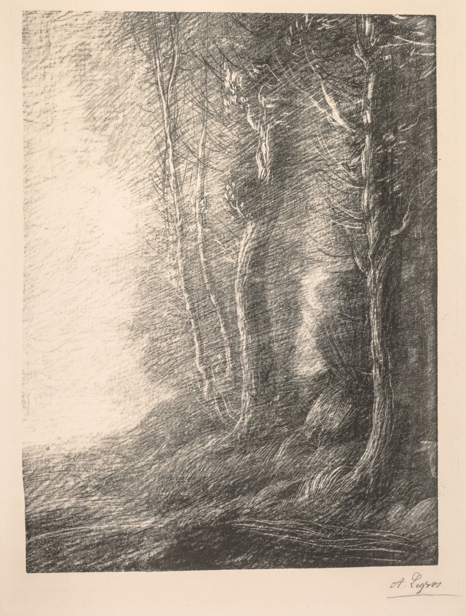 Paysage - Alphonse Legros