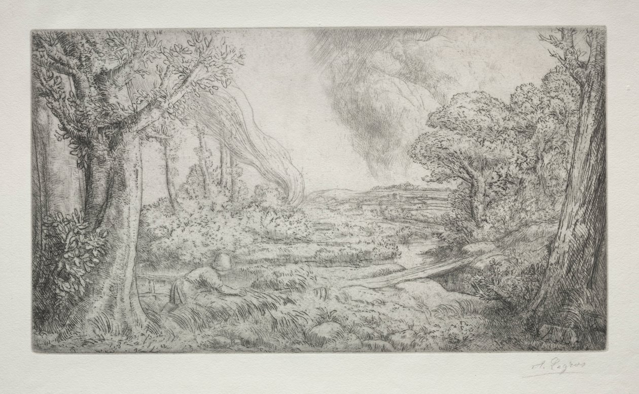 Paysage - Alphonse Legros