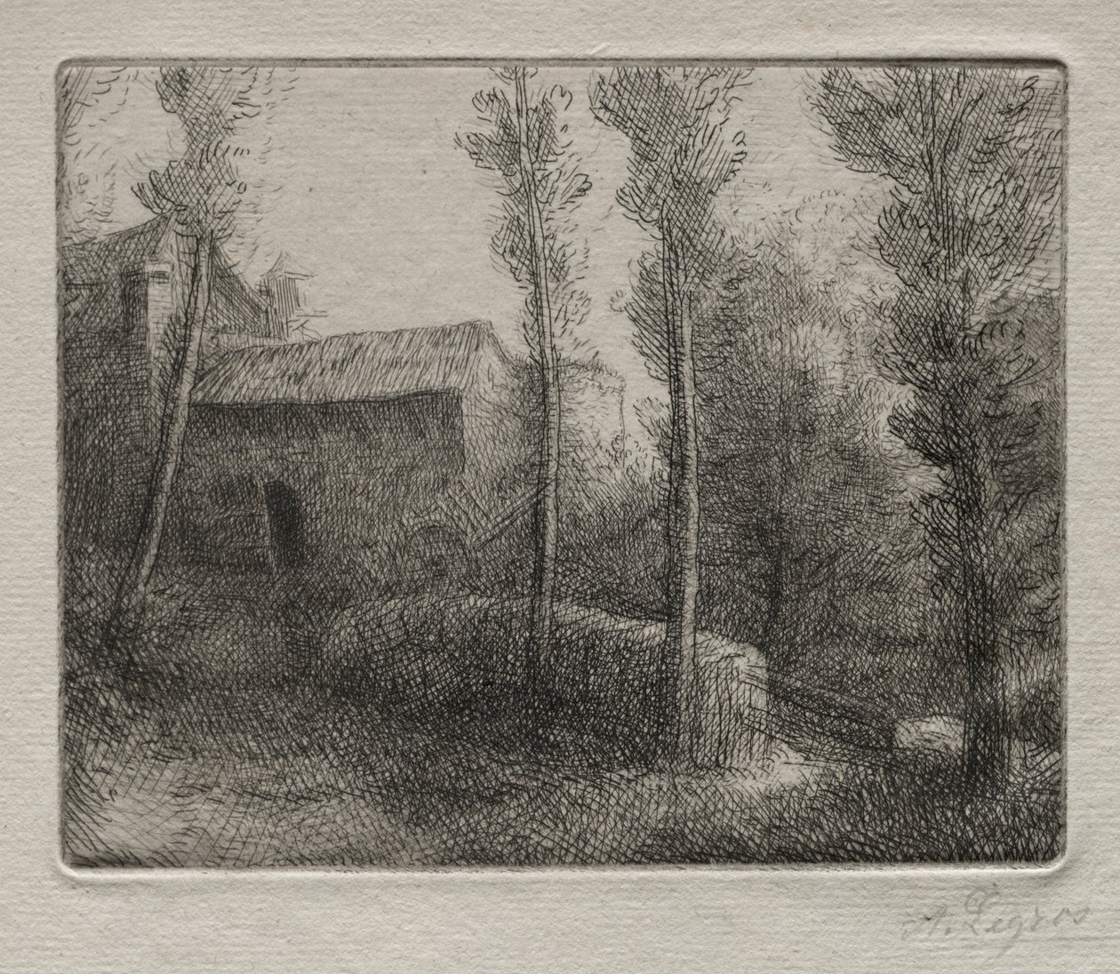 Le Pont du Moulin - Alphonse Legros