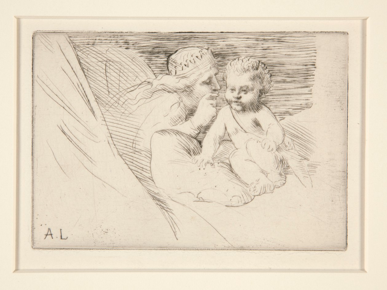 Mab et Cupidon - Alphonse Legros