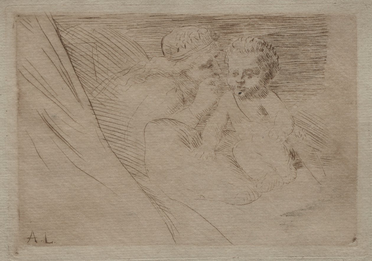 Mab et Cupidon - Alphonse Legros
