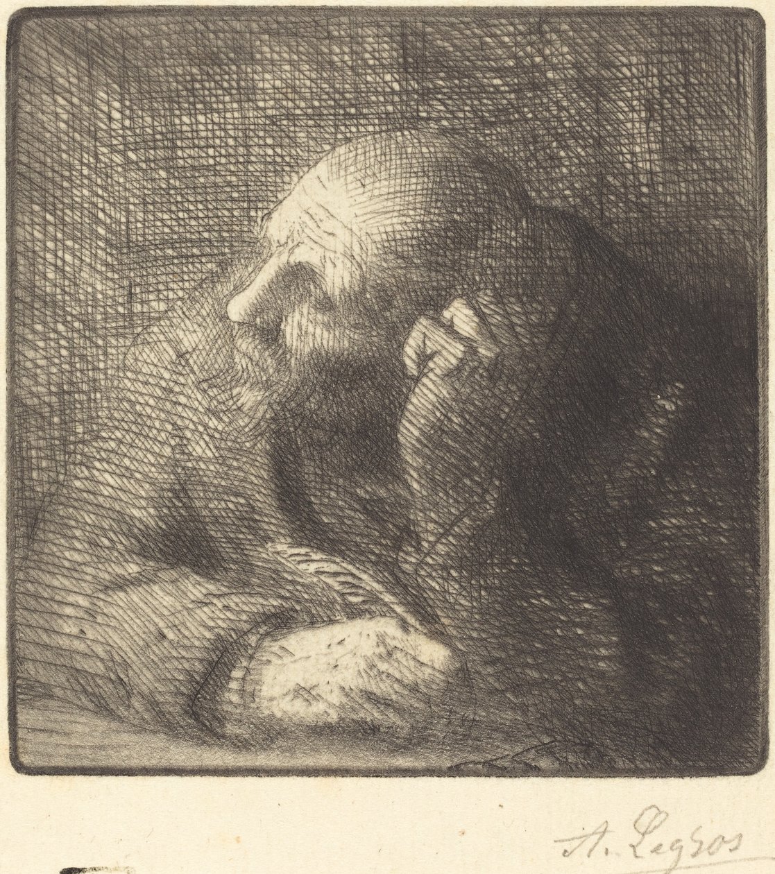 La méditation - Alphonse Legros