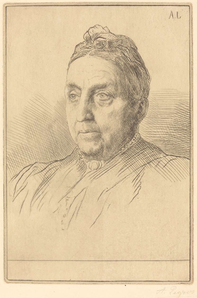 Mme. Kemp, 4e planche - Alphonse Legros