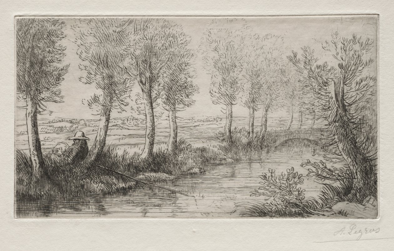 Près du moulin - Alphonse Legros