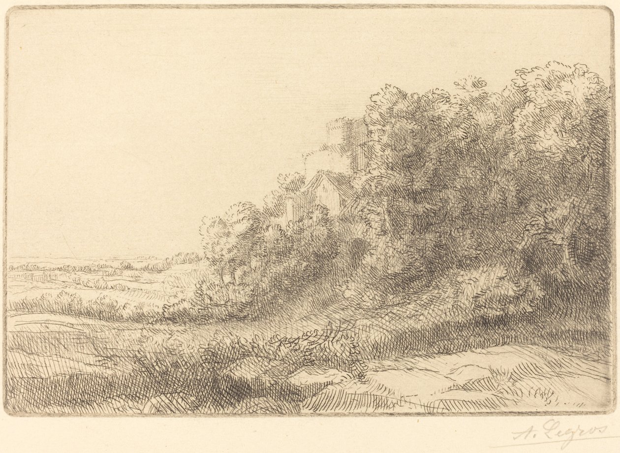 Vieux château - Alphonse Legros