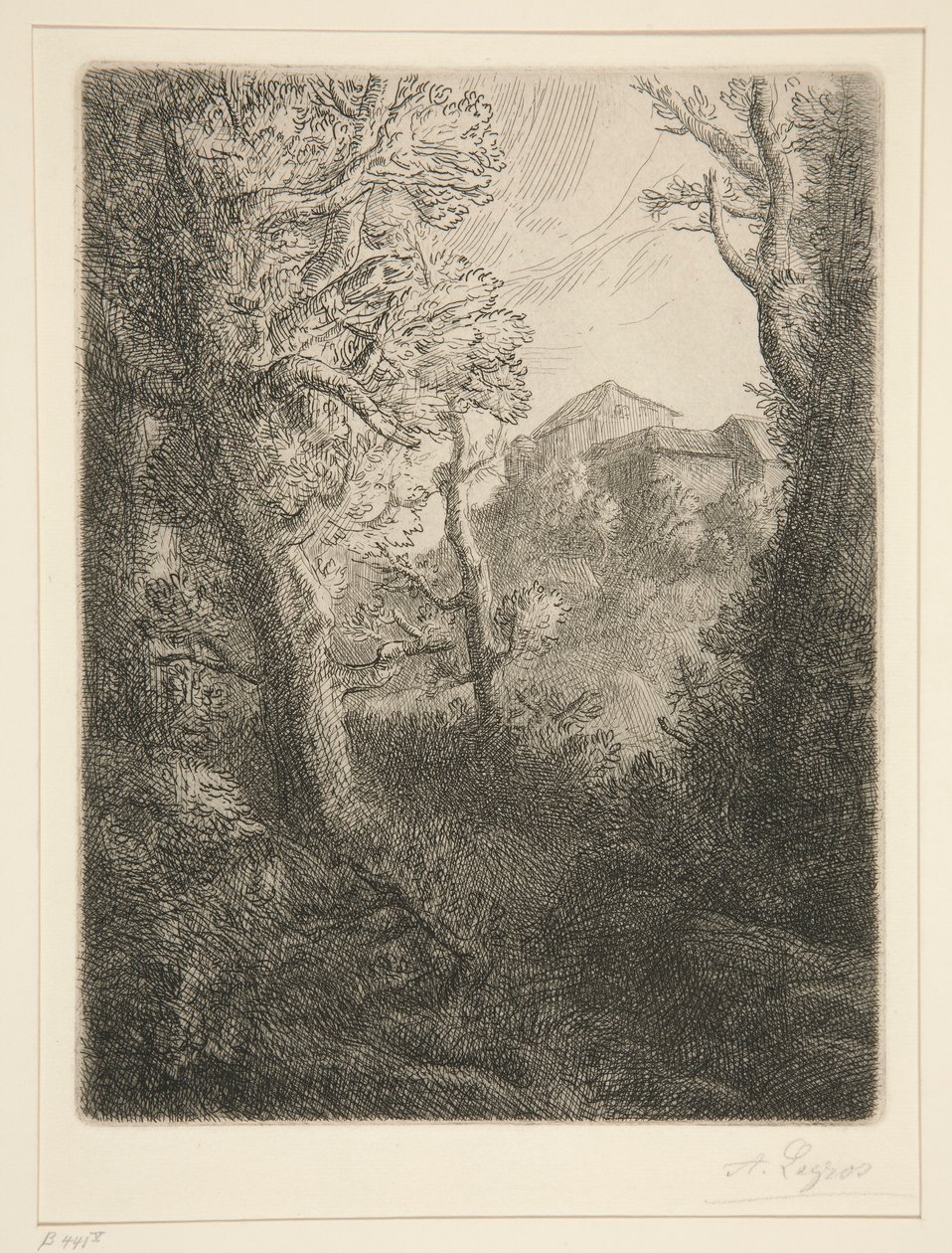 Paysage - Alphonse Legros