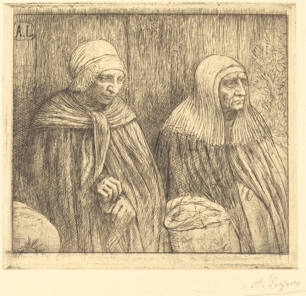 Paysans - Alphonse Legros