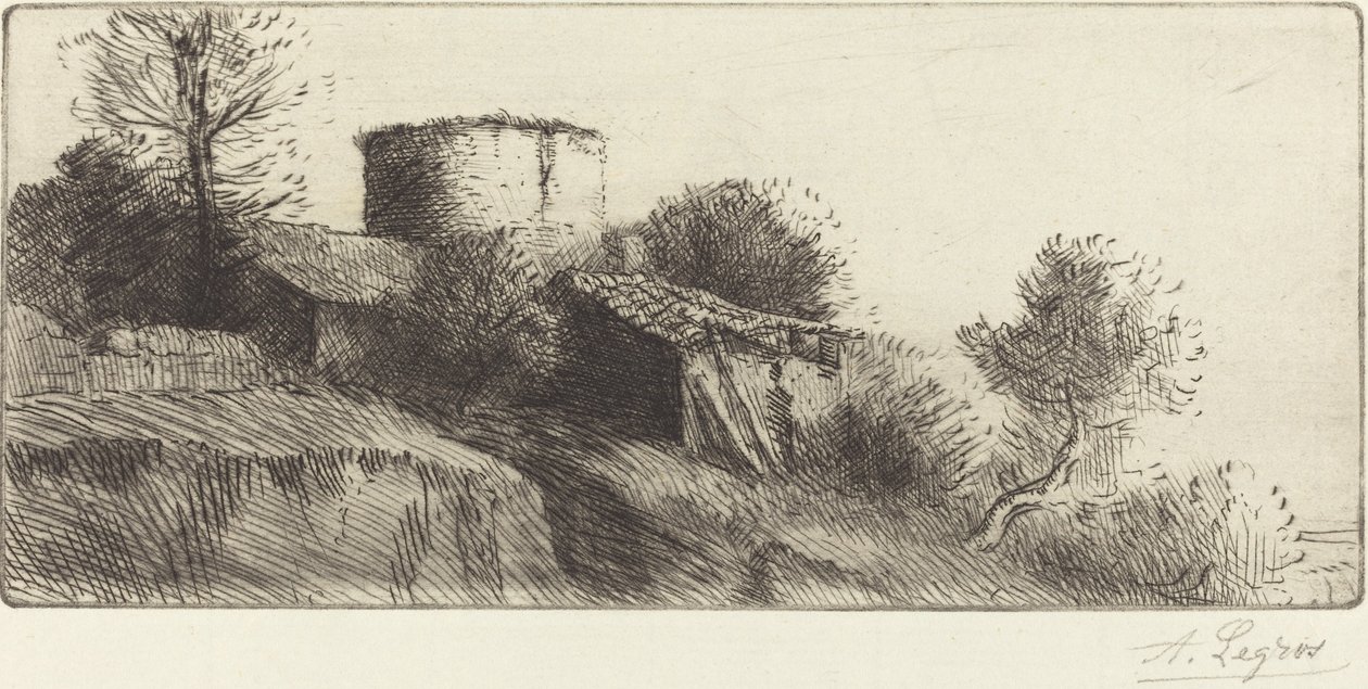 La tour aux pigeons - Alphonse Legros