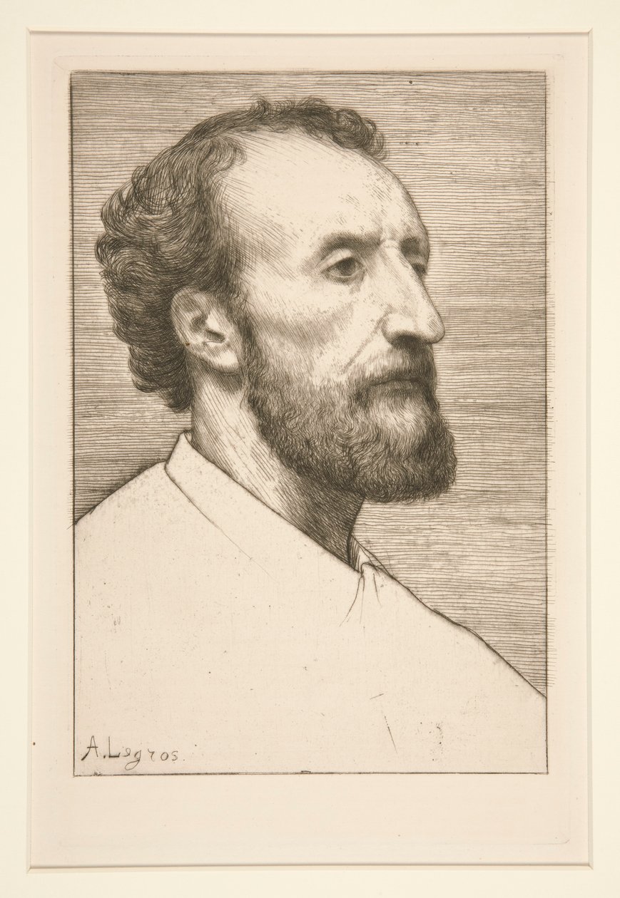 Portrait de Jules Dalou - Alphonse Legros