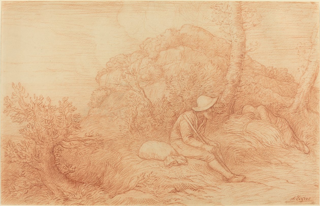 Repos - Alphonse Legros