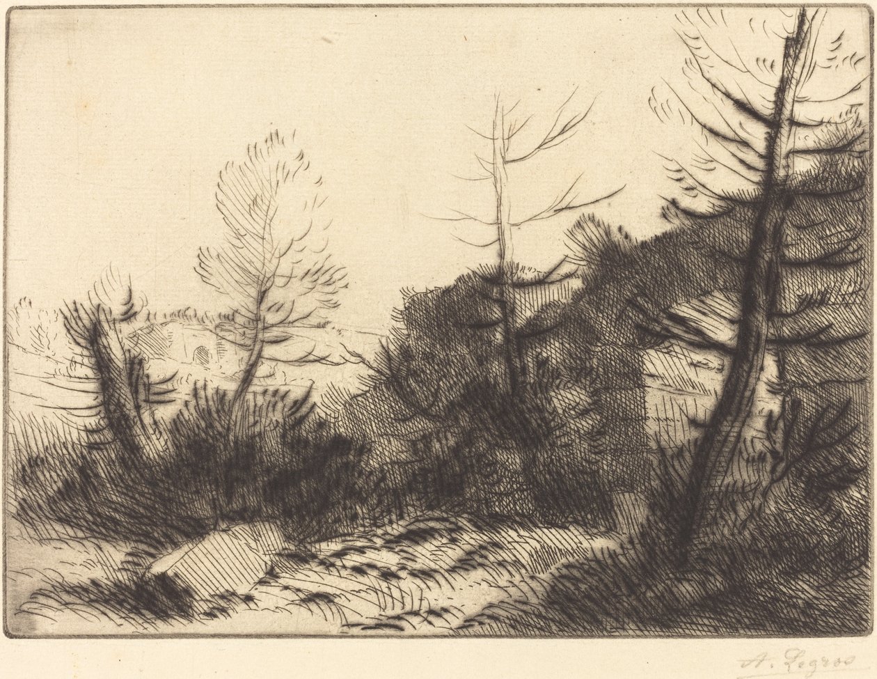 Ruine romaine - Alphonse Legros