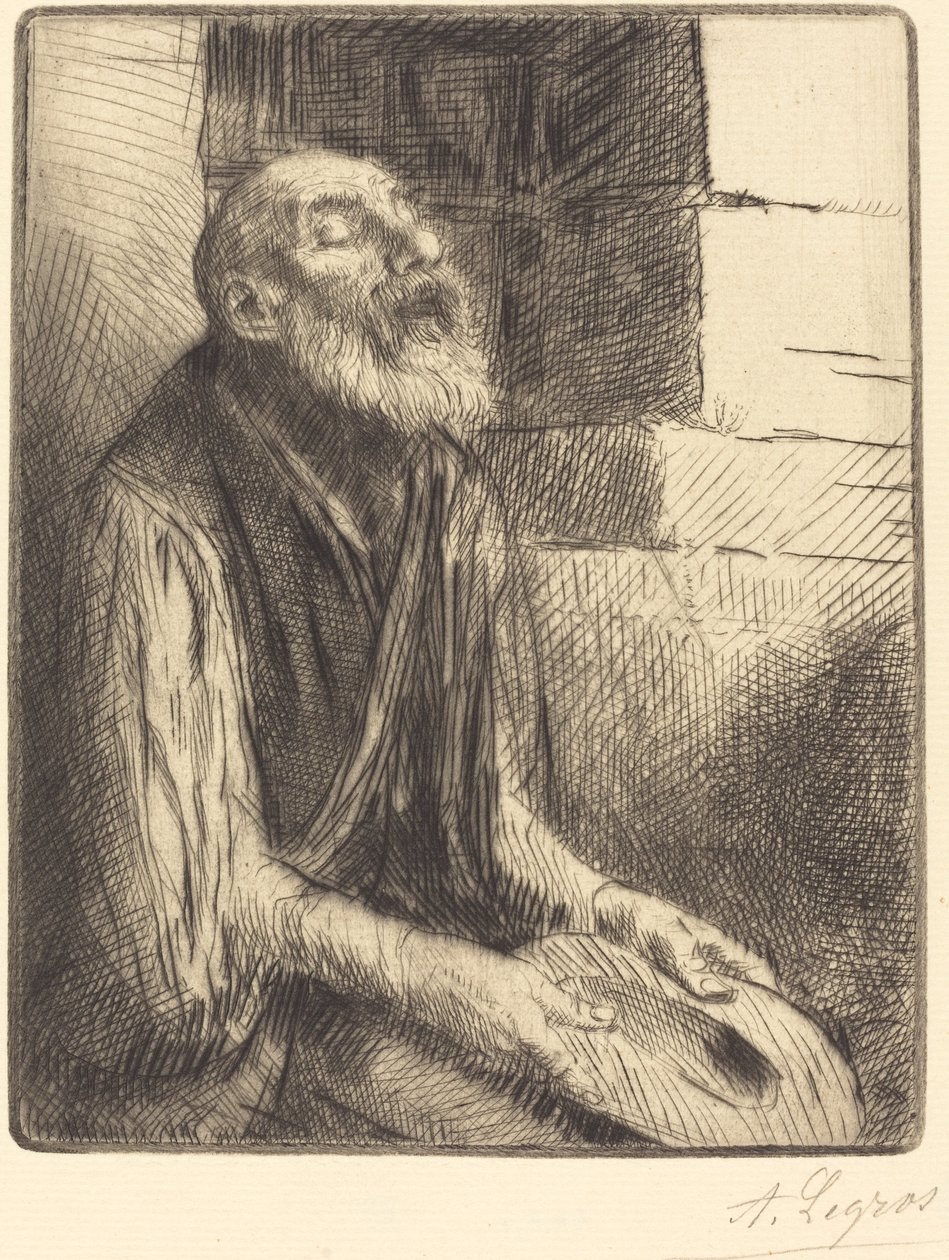 Mendiant assis - Alphonse Legros