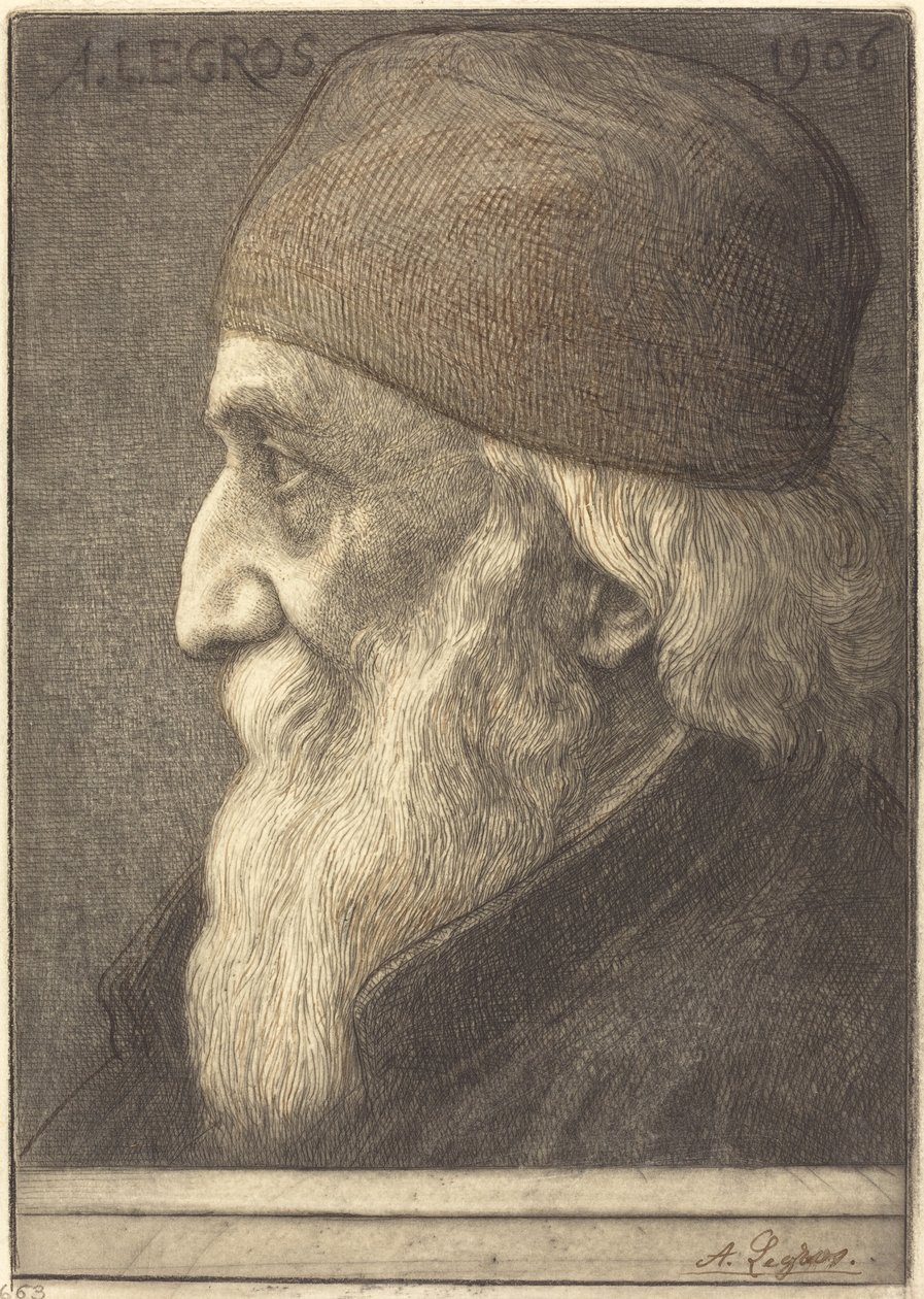 Autoportrait, 13e planche, 1906 - Alphonse Legros