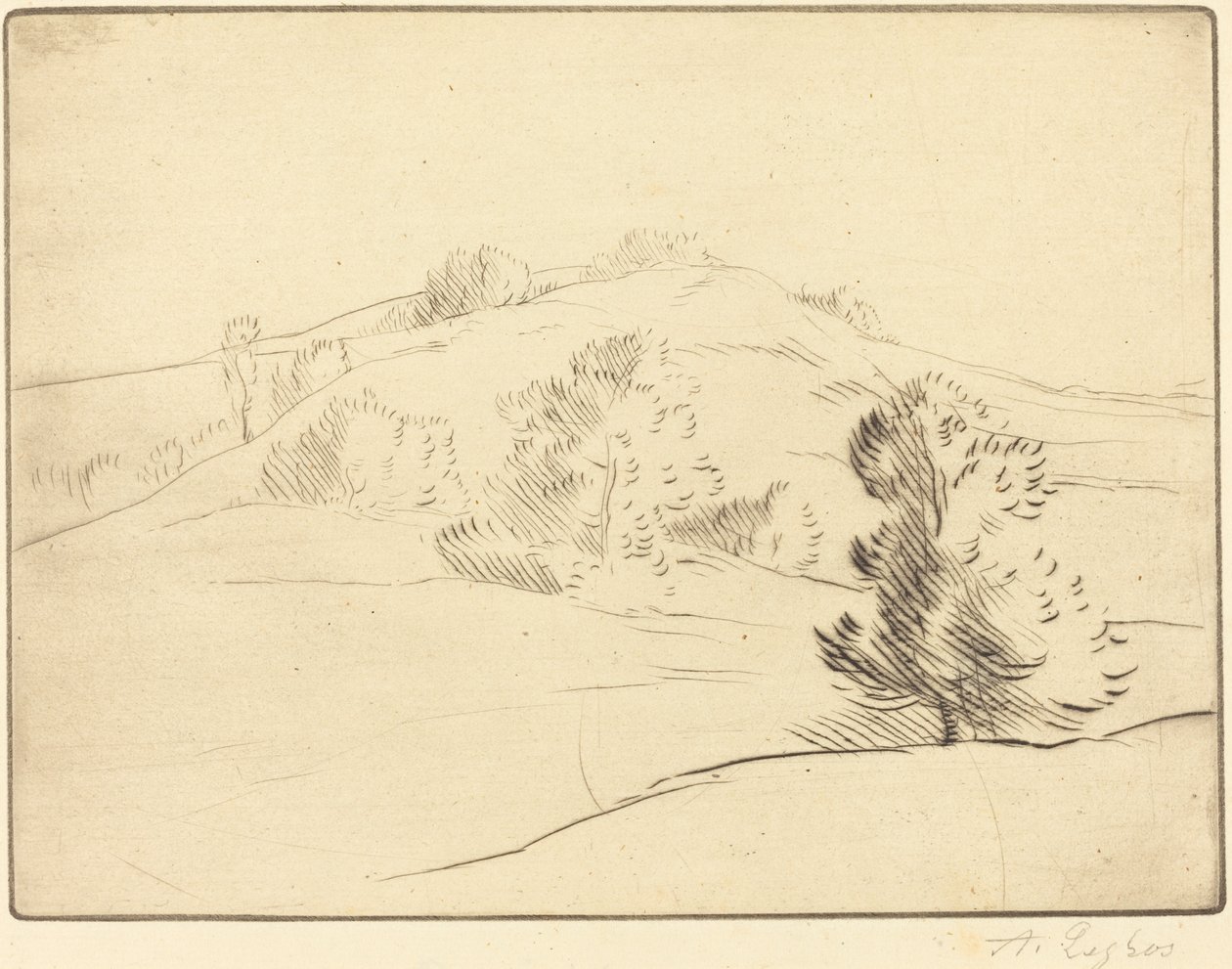 Le coteau - Alphonse Legros