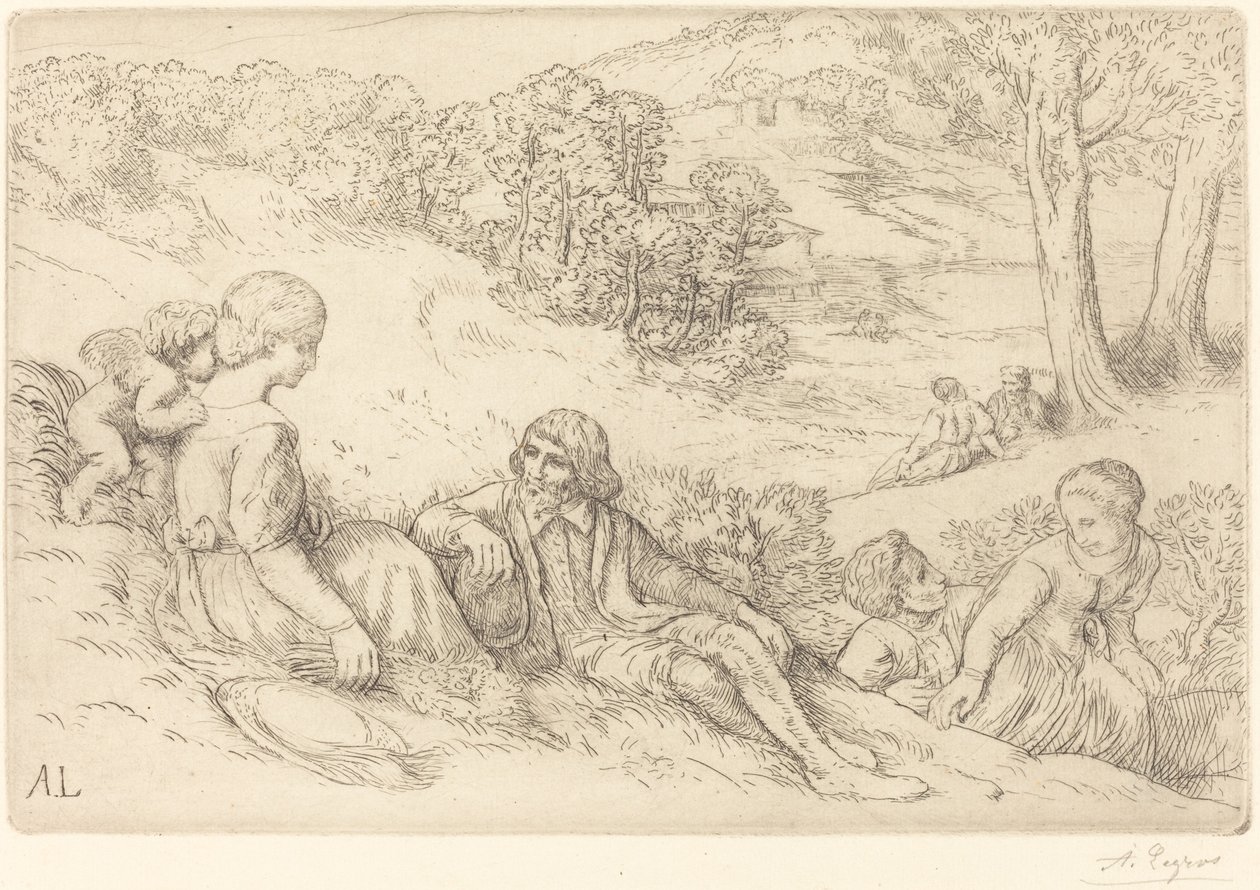 Le printemps - Alphonse Legros