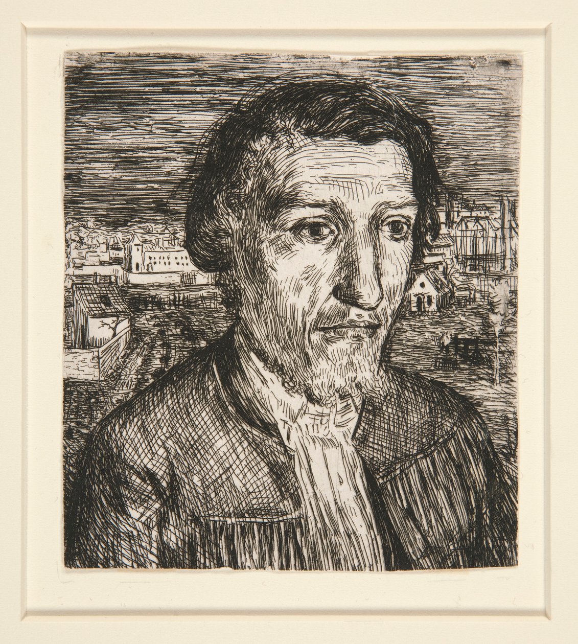 Tête de charpentier - Alphonse Legros