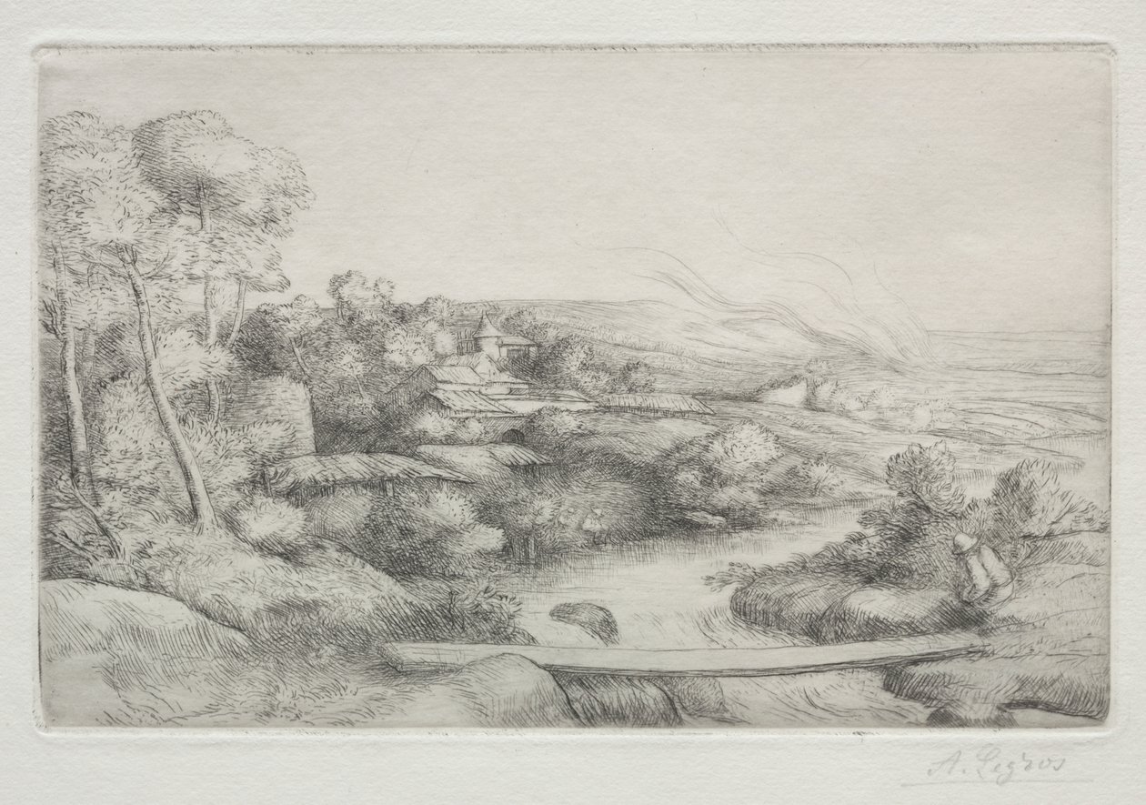 La Passerelle - Alphonse Legros