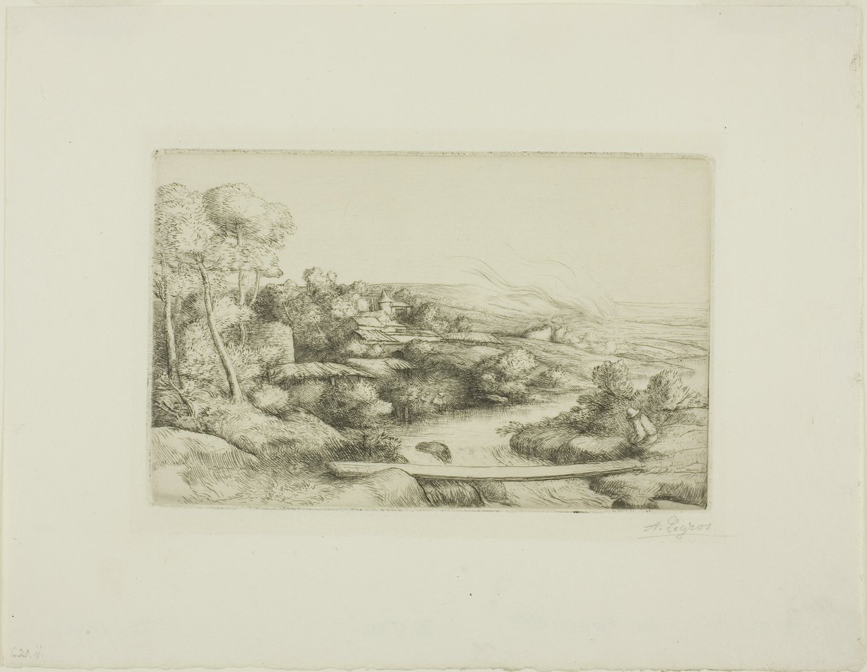 La Passerelle - Alphonse Legros