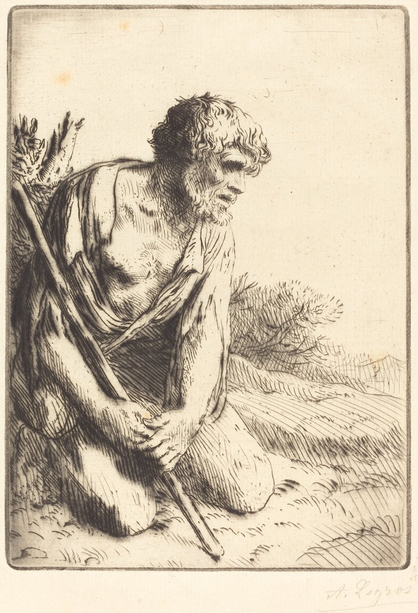 Le fils prodigue, 3ème planche - Alphonse Legros