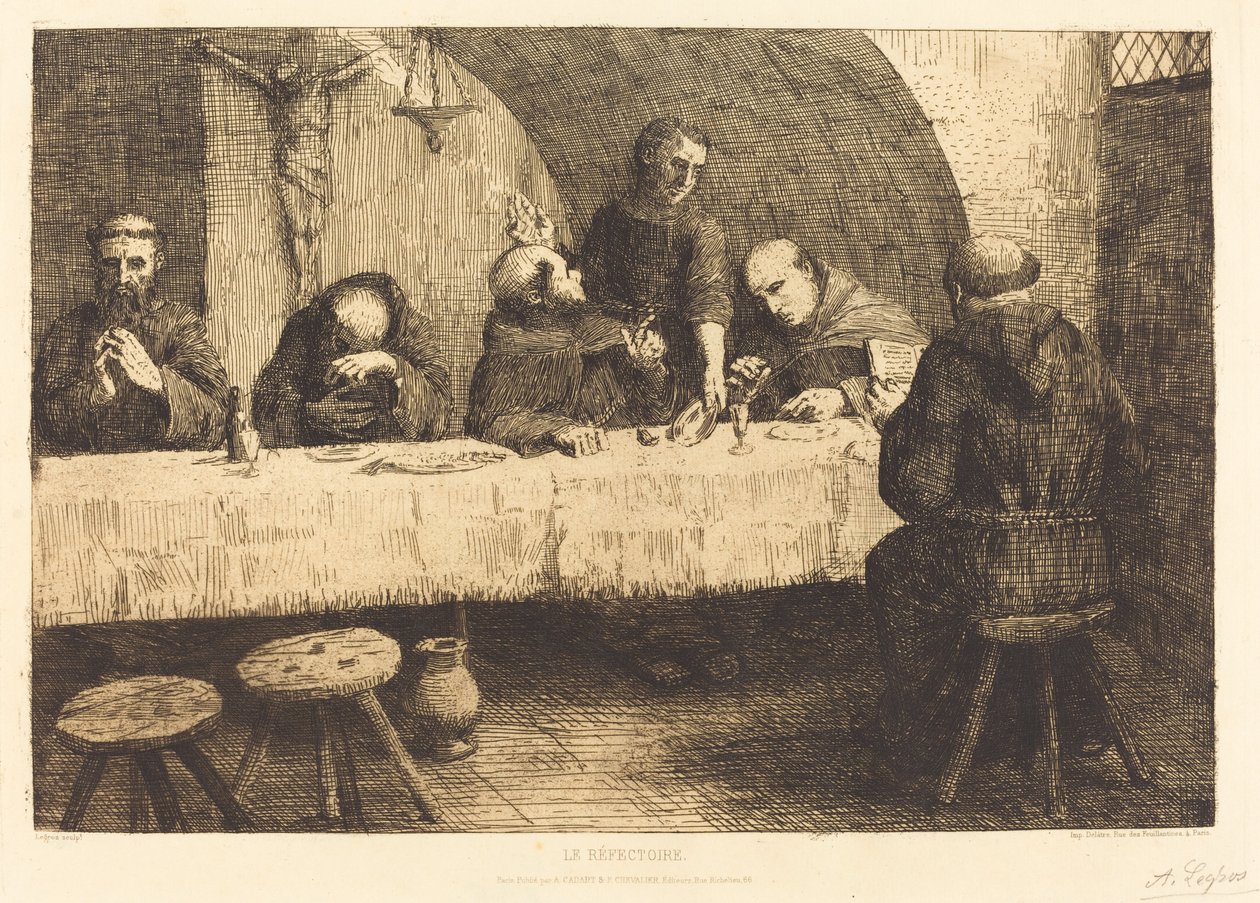 Le réfectoire - Alphonse Legros