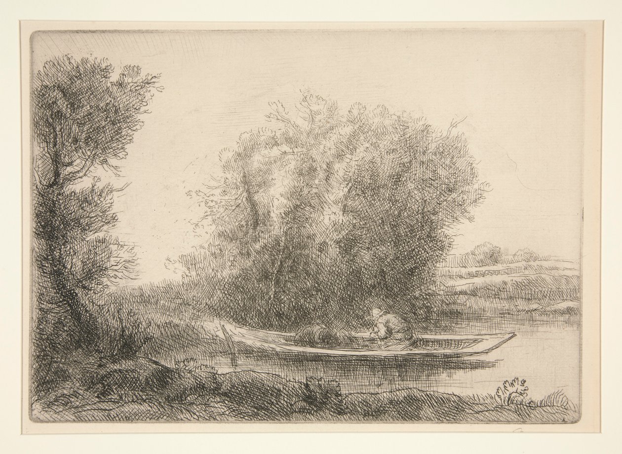 Un Coin de Rivière - Alphonse Legros