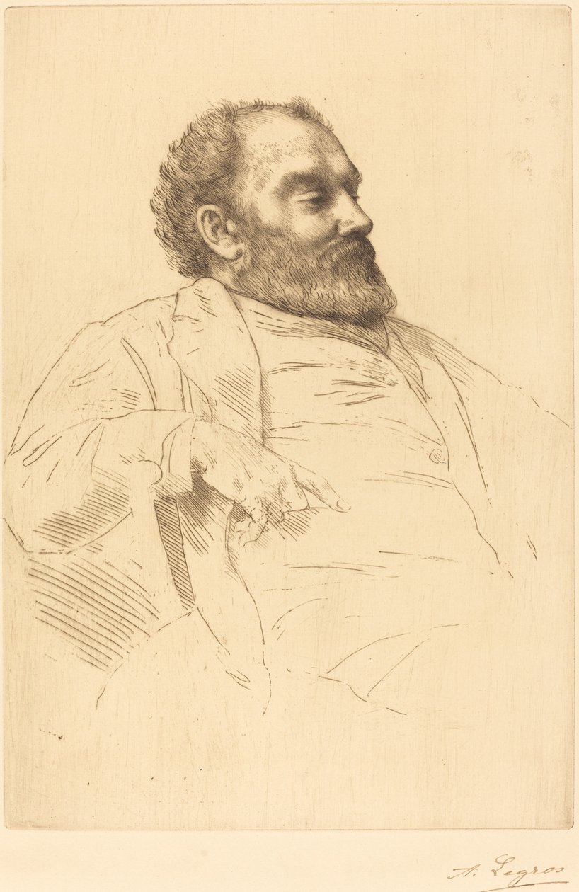 Val Prinsep, R.A. - Alphonse Legros