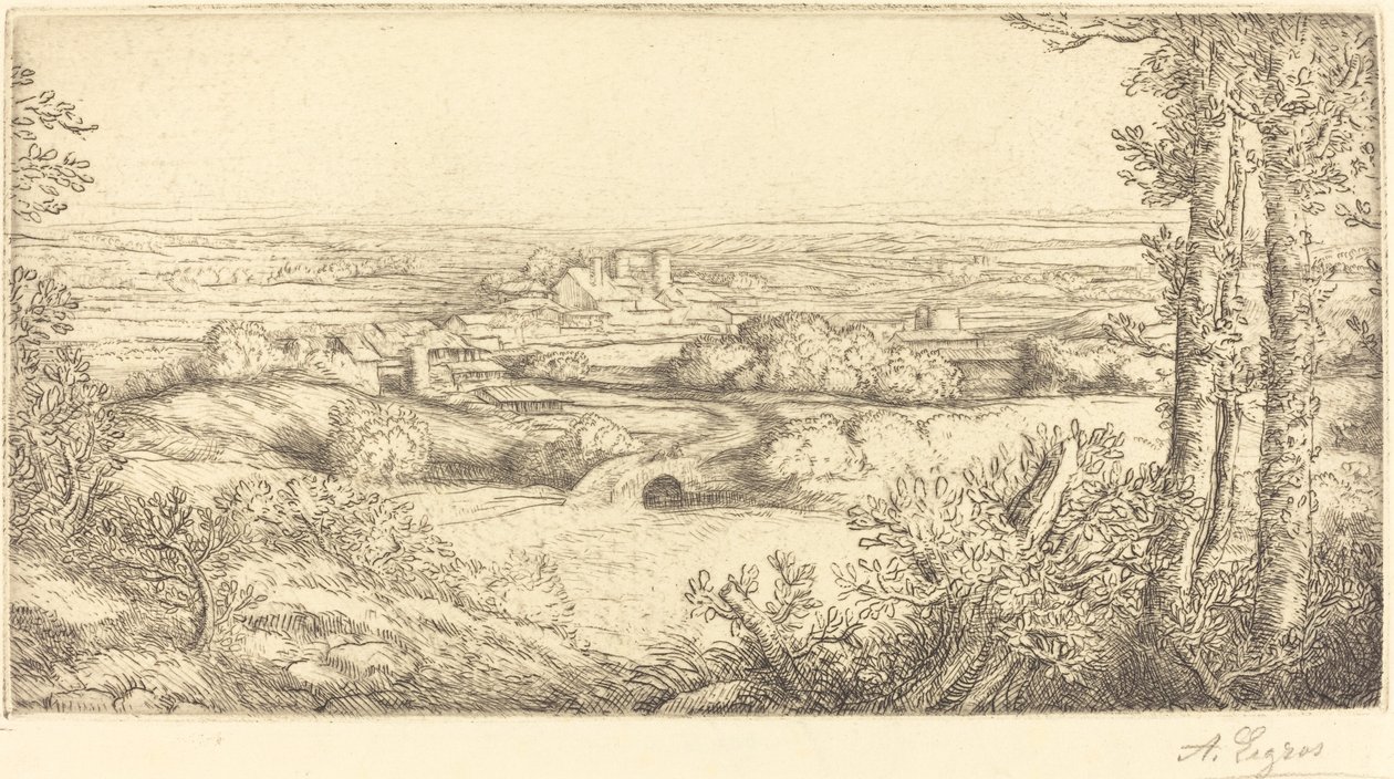 Vallée en Bourgogne - Alphonse Legros