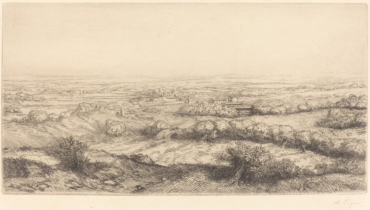 Vallée en Bourgogne - Alphonse Legros