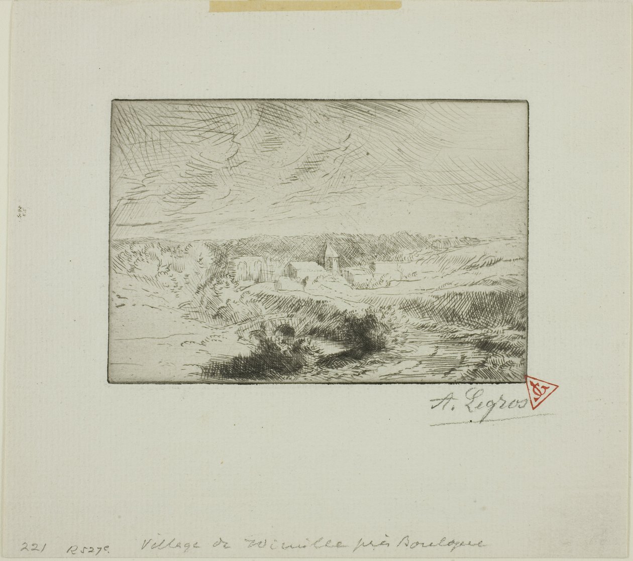 Village de Wimille, près de Boulogne - Alphonse Legros