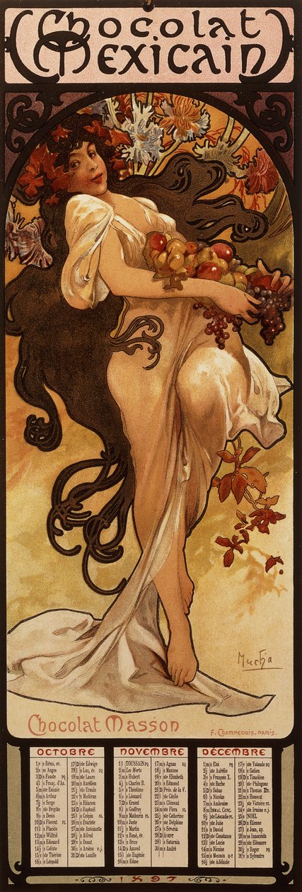 Chocolat Masson, 1897 - Alphonse Mucha