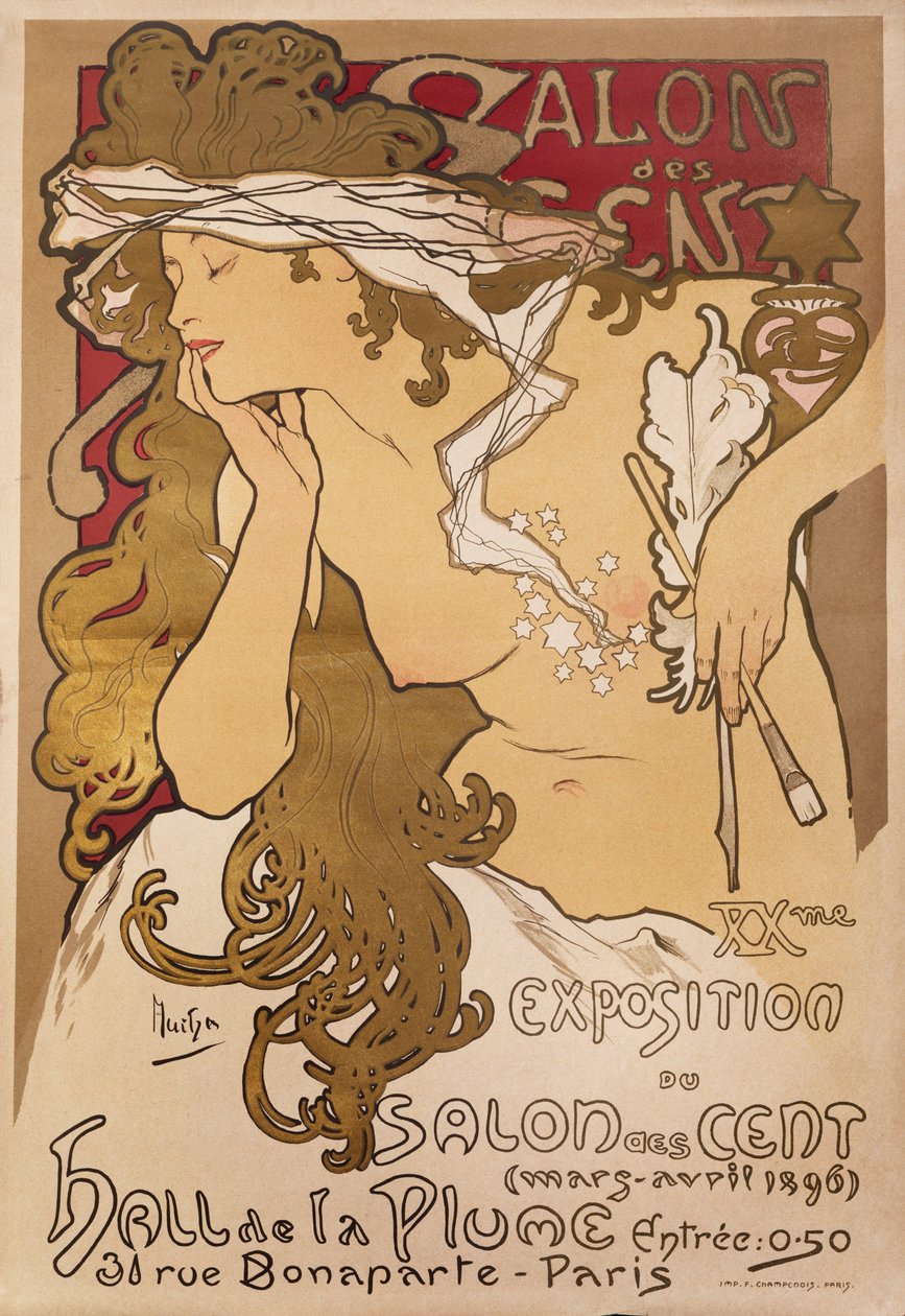 Salon des Cent, 1896 - Alphonse Mucha