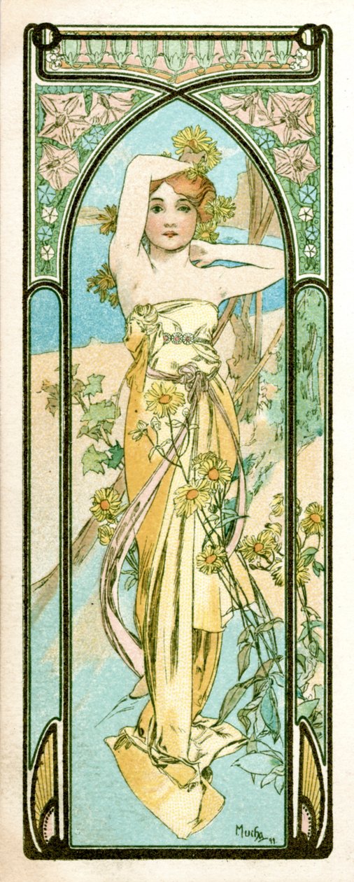 Réveil du matin, 1899 - Alphonse Mucha