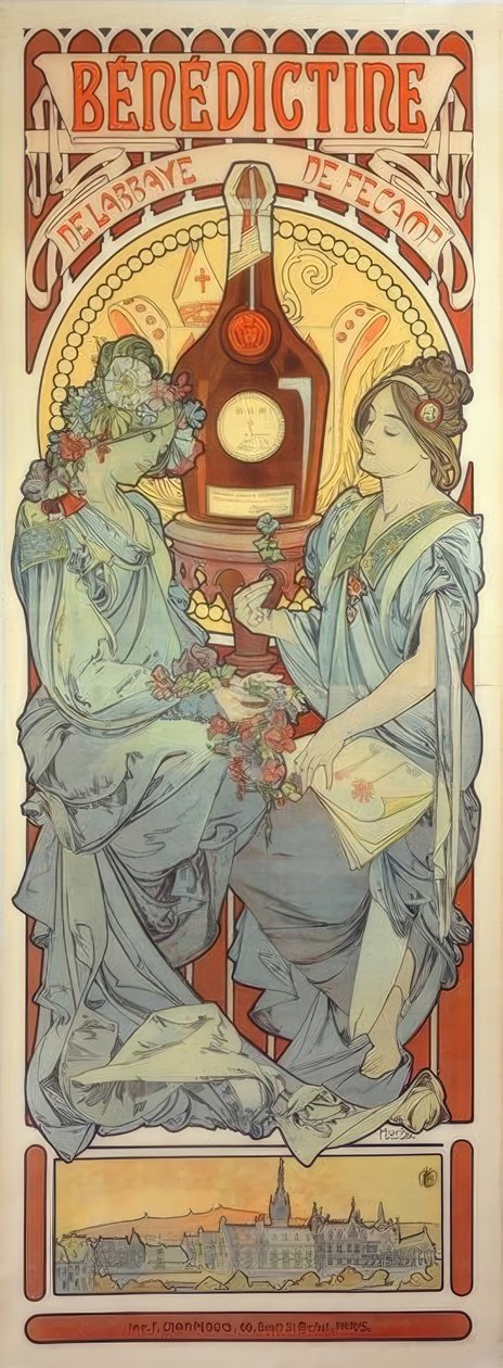 Bénédictine - Alphonse Mucha