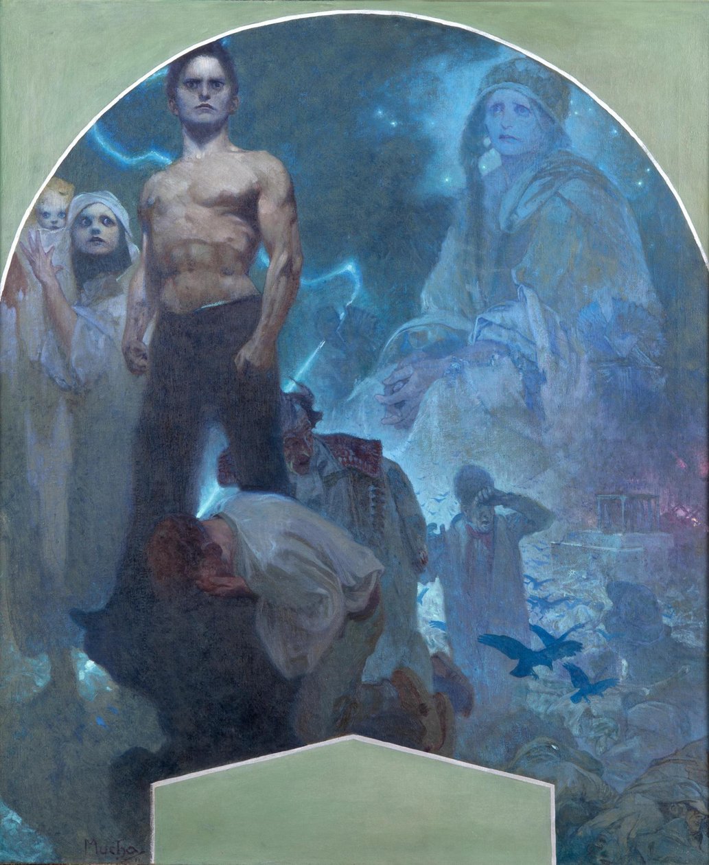 Par sa propre force II, 1911 - Alphonse Mucha