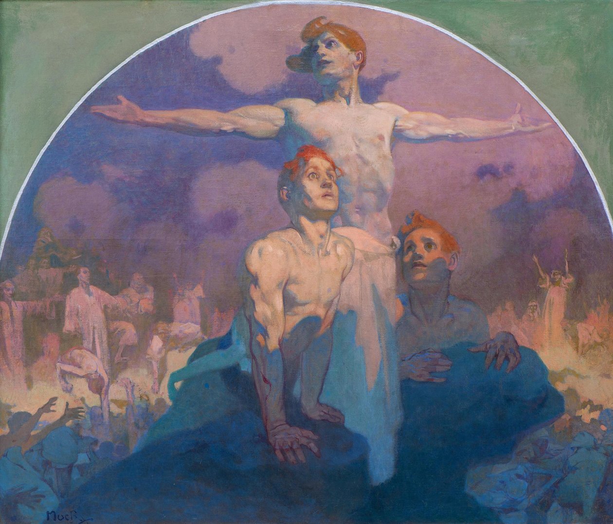 Par sa propre force I, 1911 - Alphonse Mucha