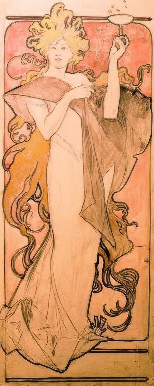 Champagne Ruinart - Alphonse Mucha