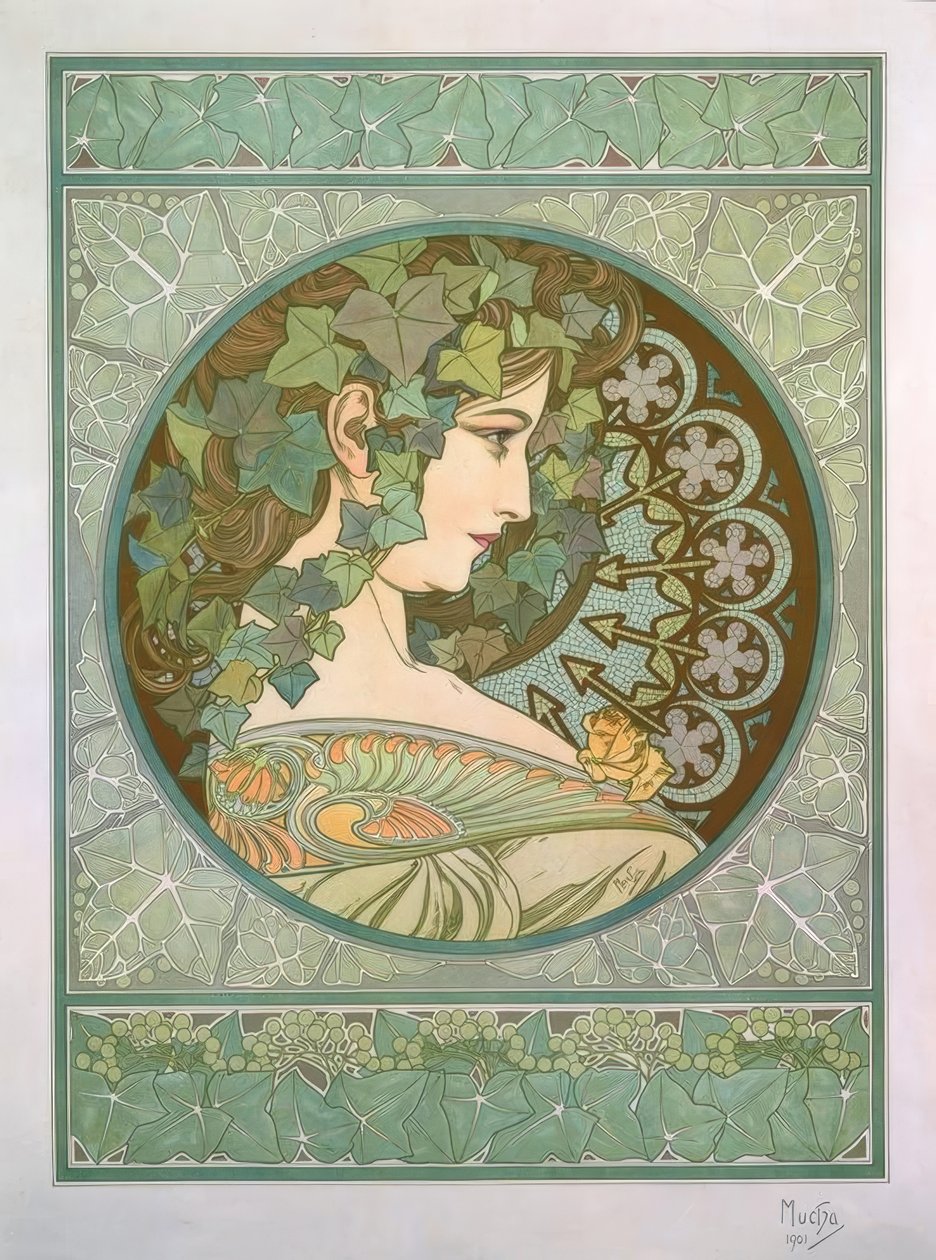 Lierre - Alphonse Mucha