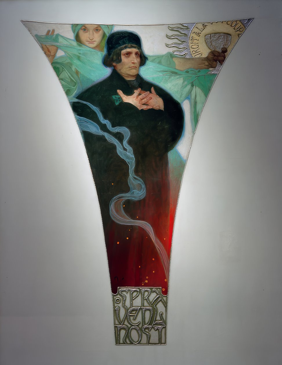 Justice – Maître Jan Hus - Alphonse Mucha